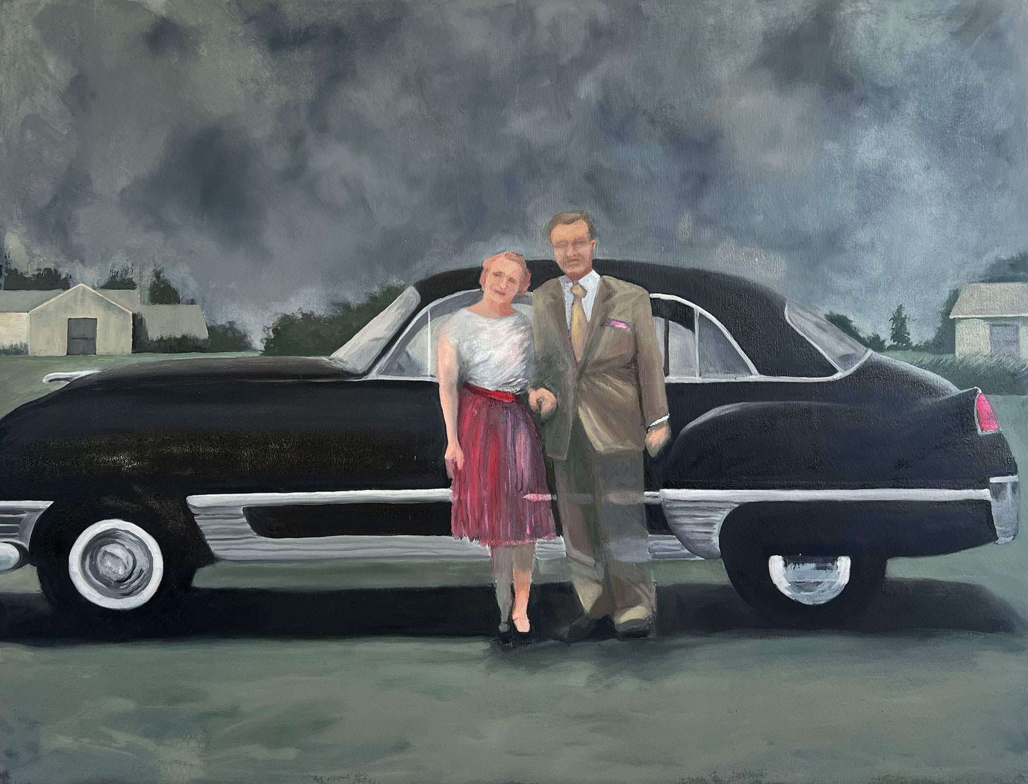 “Postwar”, 85 x 108 cm., oil on canvas