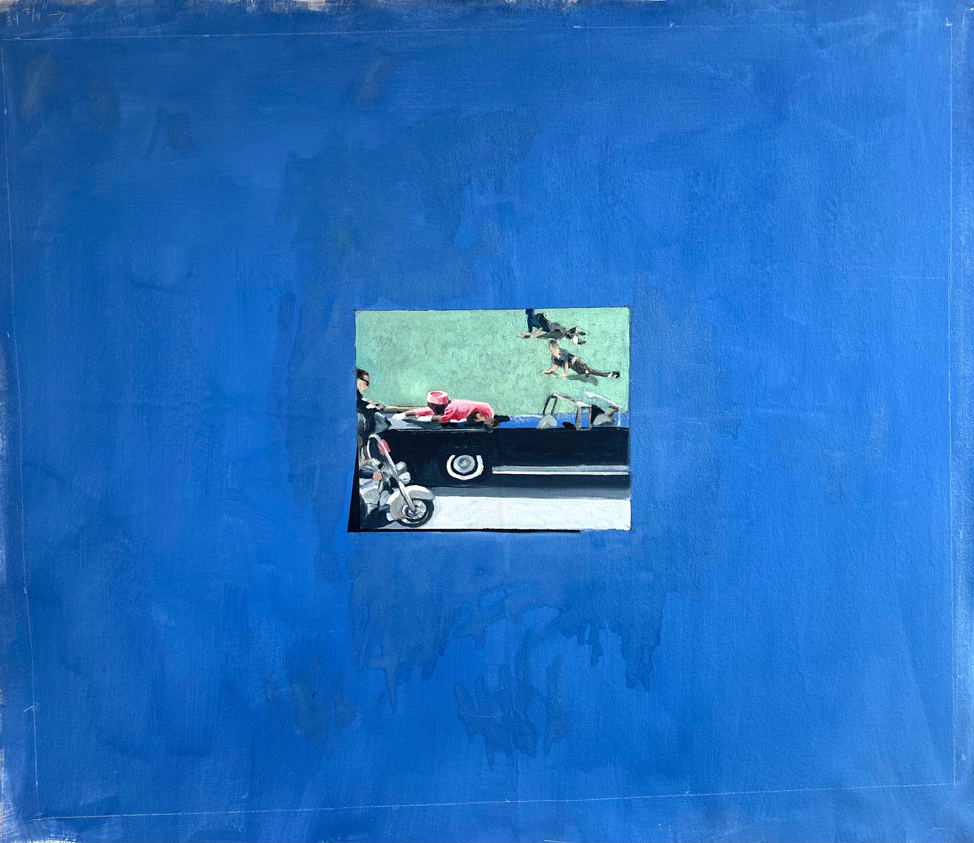 “The Angel of History”, 100 x 110 cm., oil on canvas