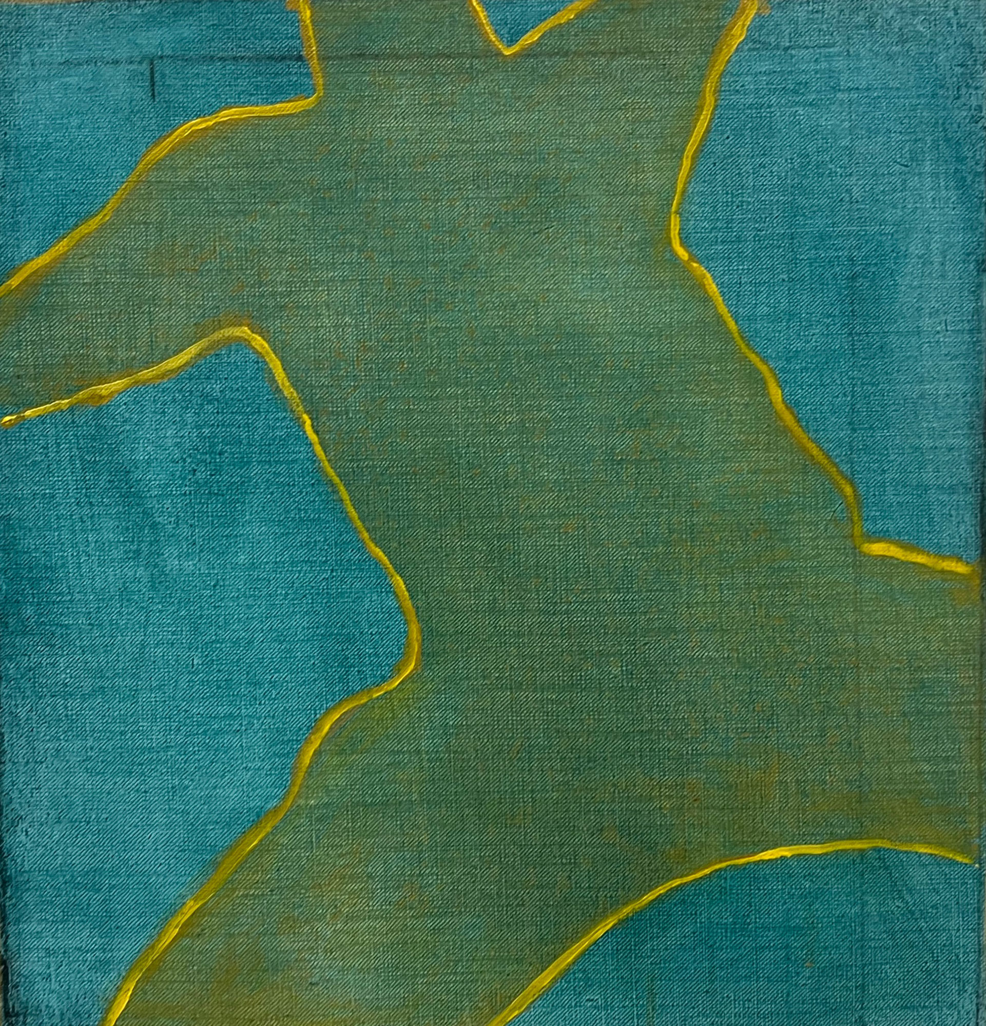 “Weimar America 2”, 35 x 35 cm., oil on canvas