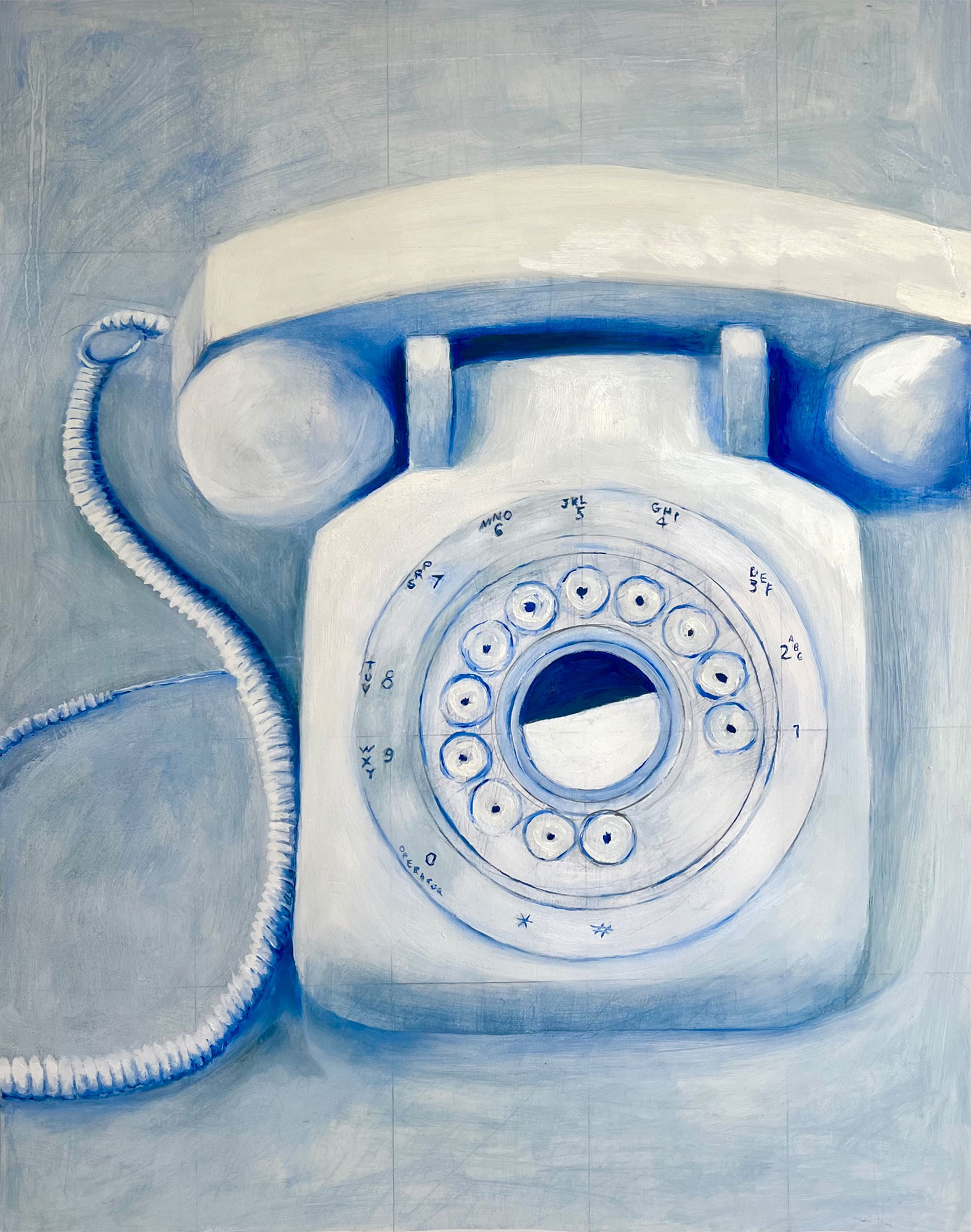 "Diane", 75 x 55 cm., oil on paper